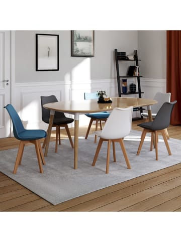 IDOMYA Factory 6-delige set: eetkamerstoelen "Nordia" meerkleurig - (B)46 x (H)79,5 x (D)51 cm