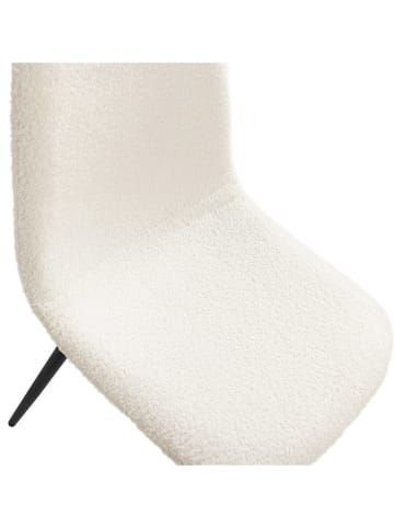 IDOMYA Factory 4-delige set: eetkamerstoelen "Sofia" wit/zwart - (B)54 x (H)86 x (D)43 cm