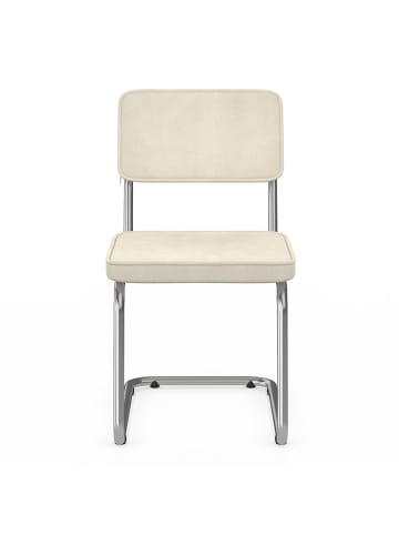 IDOMYA Factory 4-delige set: eetkamerstoelen "Naya" crème - (B)44 x (H)79 x (D)52 cm