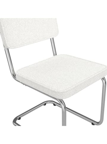 IDOMYA Factory 4-delige set: eetkamerstoelen "Naya" wit - (B)44 x (H)79 x (D)52 cm
