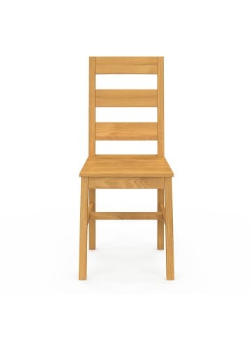 IDOMYA Factory 4-delige set: eetkamerstoelen "Alfie" lichtbruin - (B)40 x (H)90 x (D)46 cm