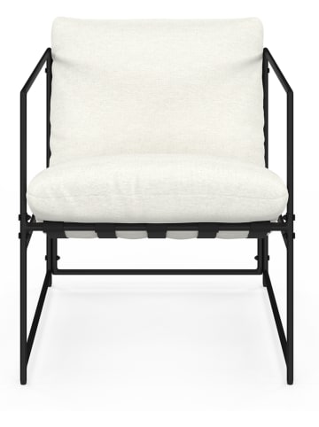 IDOMYA Factory Sessel ''Penelope'' in Weiß - (B)58 x (H)62 x (T)67 cm