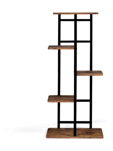 IDOMYA Essentials Regał "Elize" w kolorze brązowym na rośliny - 43 x 95 x 23,5 cm