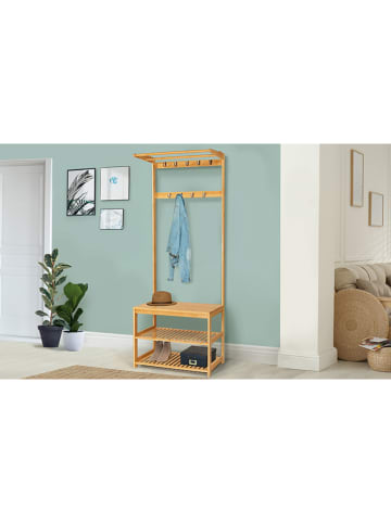 IDOMYA Essentials Garderobe "Maya" in Hellbraun - (B)70 x (H)170 x (T)30,5 cm