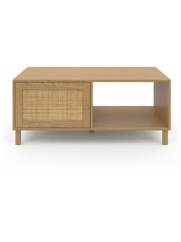 IDOMYA Essentials Couchtisch "Erin" in Hellbraun - (B)100 x (H)42 x (T)50 cm