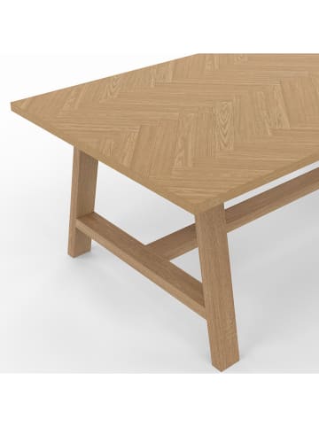 IDOMYA Factory Salontafel "Gustave" lichtbruin - (B)110 x (H)40 x (D)55 cm