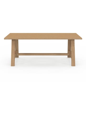 IDOMYA Factory Salontafel "Gustave" lichtbruin - (B)110 x (H)40 x (D)55 cm