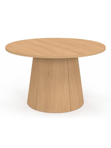 IDOMYA Factory Ława "Elvis" w kolorze jasnobrązowym - wys. 40 x Ø 70 cm