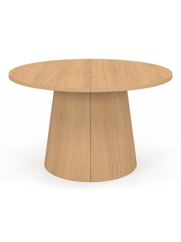 IDOMYA Factory Salontafel "Elvis" lichtbruin - (H)40 x Ø 70 cm