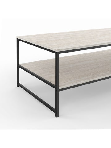 IDOMYA Factory Salontafel "Memphis" beige - (B)113 x (H)45 x (D)60 cm