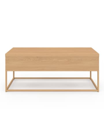 IDOMYA Factory Salontafel "Memphis" lichtbruin - (B)100 x (H)40,5 x (D)55 cm