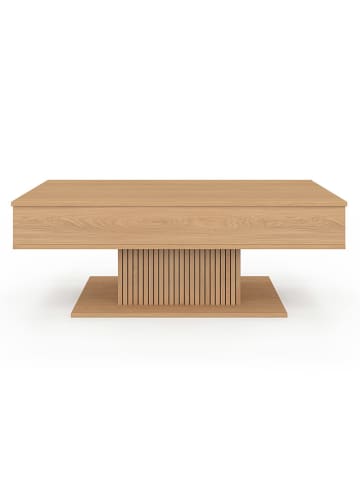 IDOMYA Factory Couchtisch "Tania" in Hellbraun - (B)110 x (H)40 x (T)60 cm