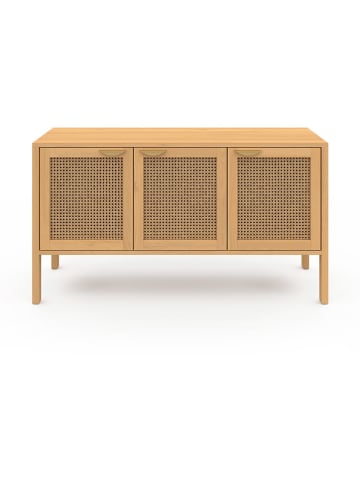 IDOMYA Essentials Sideboard "Eve" in Hellbraun - (B)110 x (H)38 x (T)40 cm
