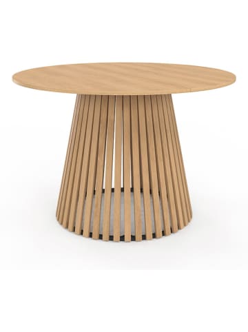 IDOMYA Essentials Eetkamertafel "Camélia" lichtbruin - (H)75 x Ø 110 cm