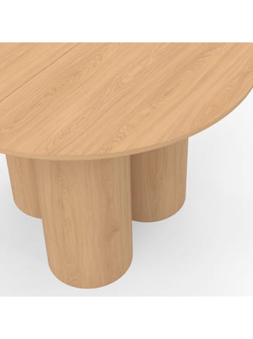IDOMYA Factory Eettafel "Olympia" lichtbruin - (H)75 x Ø 110 cm