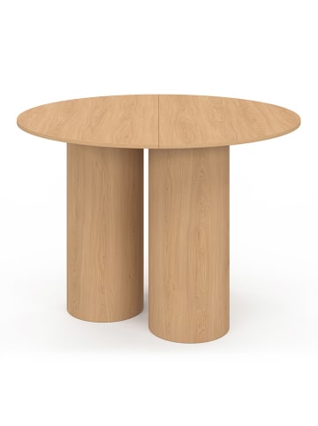 IDOMYA Factory Eettafel "Olympia" lichtbruin - (H)75 x Ø 110 cm