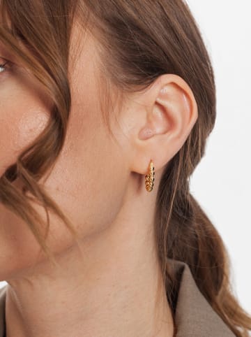 Ania Kruk Pozłacane kolczyki-kreole