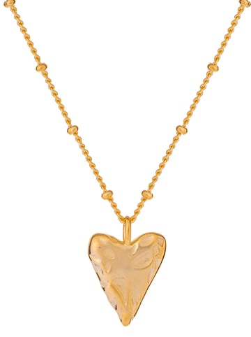 Ania Kruk Pozłacany naszyjnik z zawieszką - dł. 41 cm