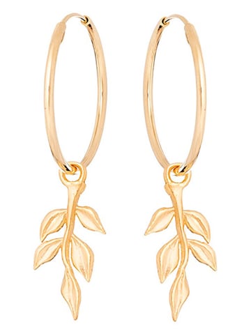 Ania Kruk Pozłacane kolczyki-kreole