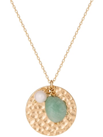 Ania Kruk Pozłacany naszyjnik z zawieszką - dł. 42 cm