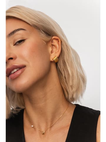 Ania Kruk Pozłacany naszyjnik z zawieszką - dł. 35 cm