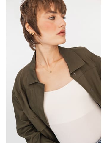 Ania Kruk Pozłacany naszyjnik z elementem ozdobnym - dł. 41 cm