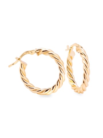 Ania Kruk Pozłacane kolczyki-kreole