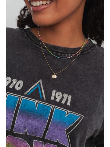 Ania Kruk Pozłacany naszyjnik z elementami ozdobnymi - dł. 35 cm