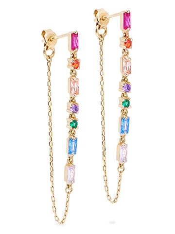 Ania Kruk Vergold. Ohrstecker mit Edelsteinen