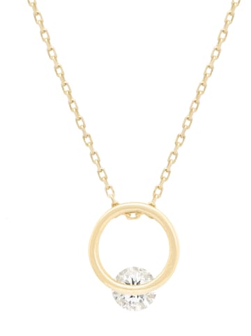 Ania Kruk Złoty naszyjnik z zawieszką - dł. 42 cm