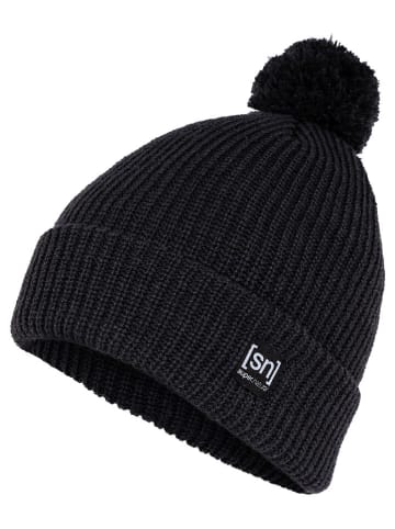super.natural Beanie "Pom" zwart