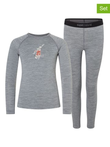 super.natural 2tlg. Funktionswäsche-Set "Tundra175" in Grau