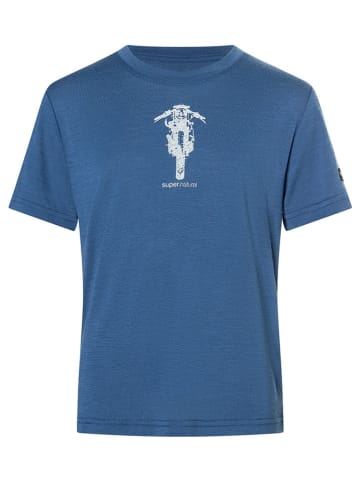 super.natural Funktionsshirt "Scrambler" in Blau