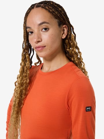 super.natural Funktionslongsleeve "Tundra175" in Orange