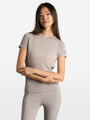 super.natural Funktionsshirt "Sierra140" in Taupe