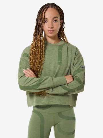 super.natural Sweatshirt "Capital" in Grün