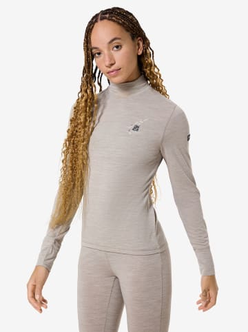 super.natural Funktionslongsleeve "Tundra175" in Taupe