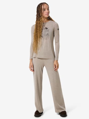 super.natural Funktionslongsleeve "Hilly" in Beige