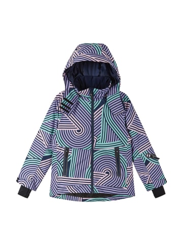 Reima Kurtka zimowa "Posio" w kolorze fioletowo-jasnoróżowo-turkusowym