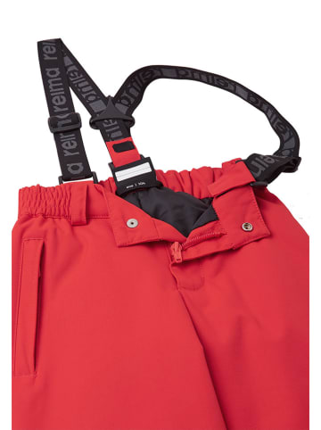 Reima Spodnie narciarskie "Loikka" w kolorze czerwonym