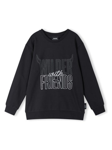 Reima Sweatshirt "Villitys" in Schwarz