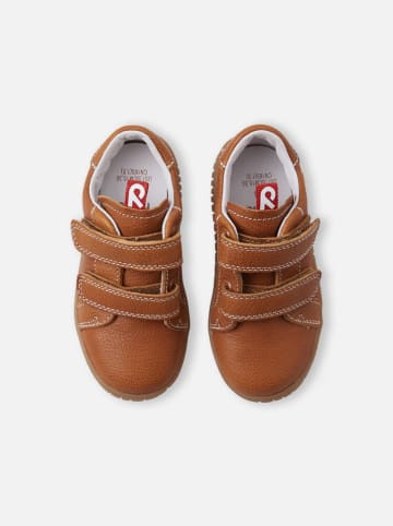 Reima Leder-Sneakers "Kummi" in Hellbraun