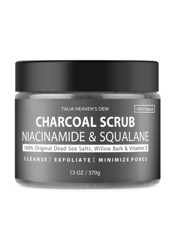 TALIA Körperpeeling "Charcoal Niacinamide & Squalane", 370 g