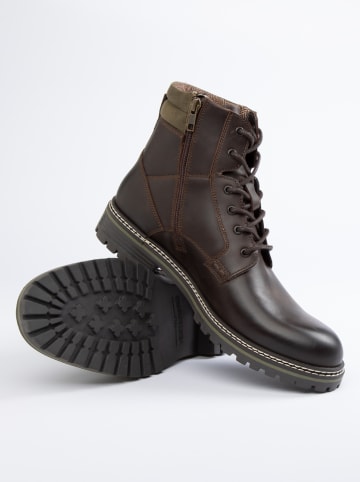 PAUL VESTERBRO Leder-Boots in Braun