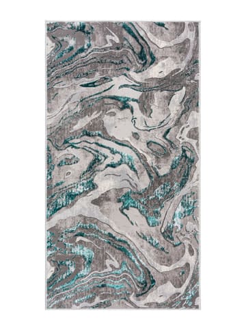 Flair Rugs Tapijt grijs/wit/blauw