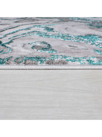 Flair Rugs Tapijt grijs/wit/blauw