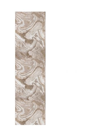 Flair Rugs Katoenen loper beige/meerkleurig