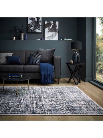 Flair Rugs Laagpolig tapijt "Trace" grijs/blauw