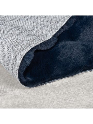 Flair Rugs Hochflor-Teppich ''Faux Fur'' in Dunkelblau
