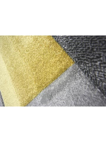Flair Rugs Teppich in Grau/ Gelb